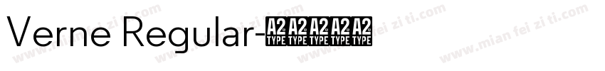 Verne Regular字体转换